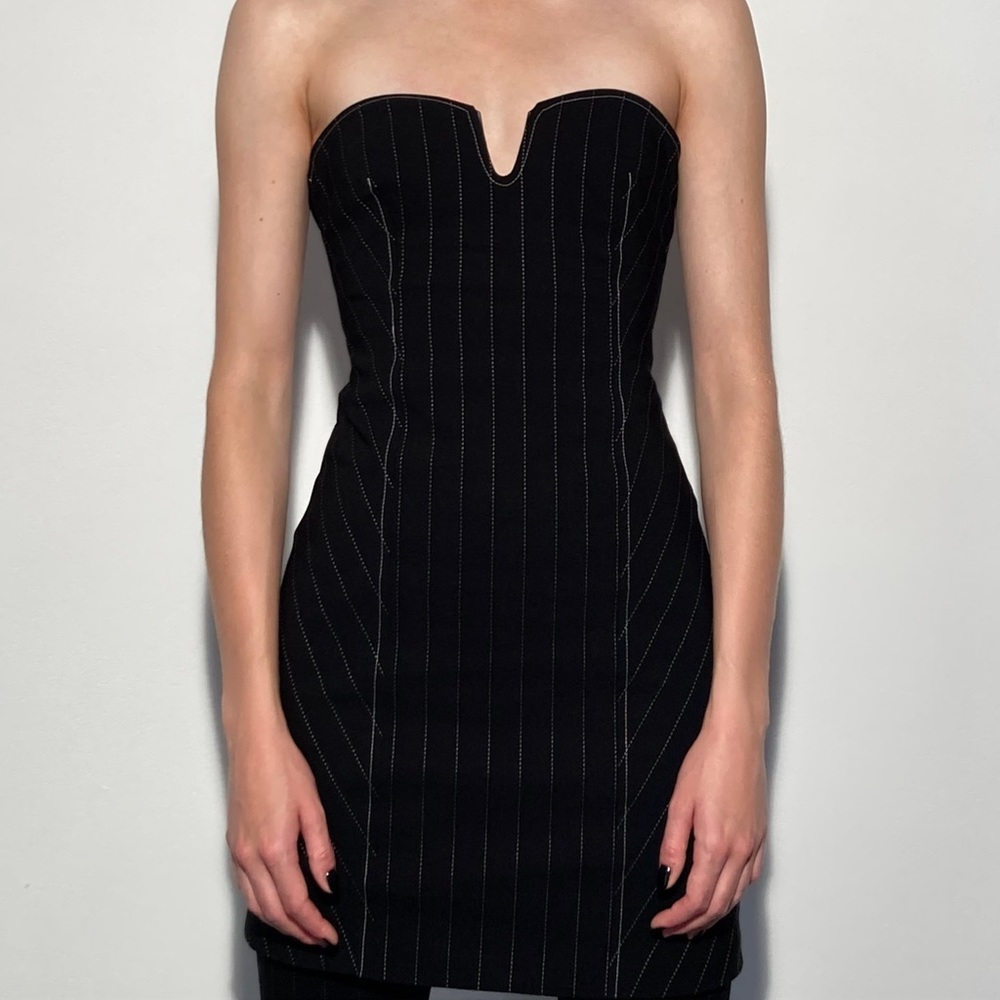 Zara Pinstripe Dress